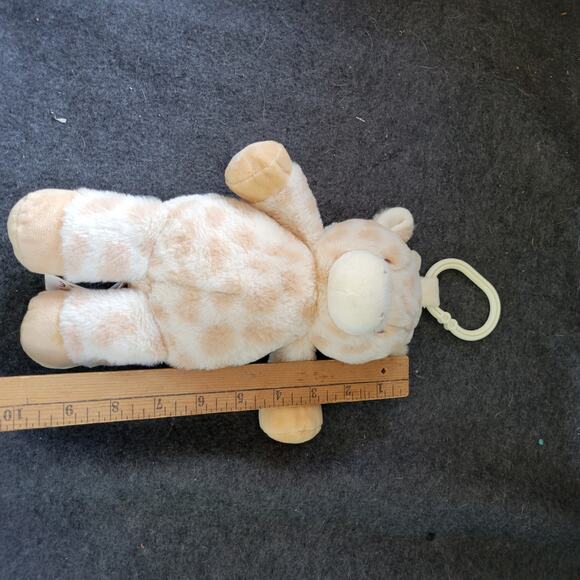 Kellytoy Tan Giraffe Plush Rattle Lovey 10" Stuffed Animal Baby Toy Clip 2020 - Picture 1 of 5